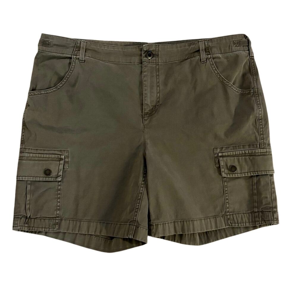 Orvis Size 14 Utility Shorts Cargo Safari Army Olive Green Outdoor